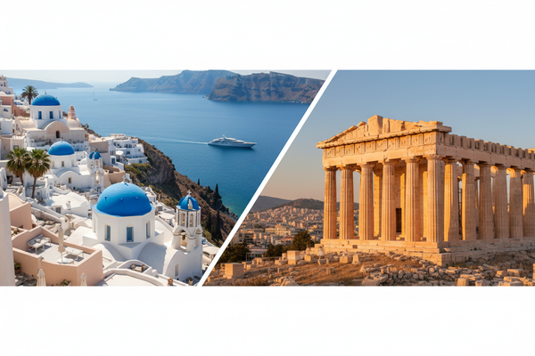 Greece Tour Package | Santorini & Athens Luxury Vacation