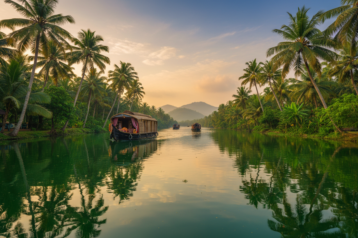 Kerala – Backwaters & Natural Landscapes