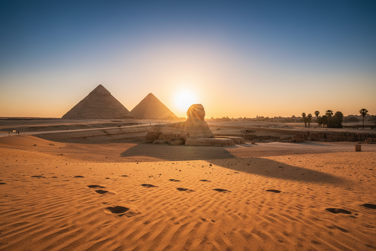  Pyramids of Giza & Great Sphinx  