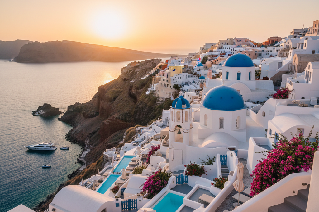 Santorini Oia Village 