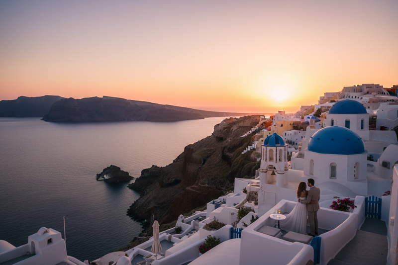 Santorini — Romantic Island & Sunset Views